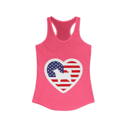 Malamute Flag Women's Racerback Tank