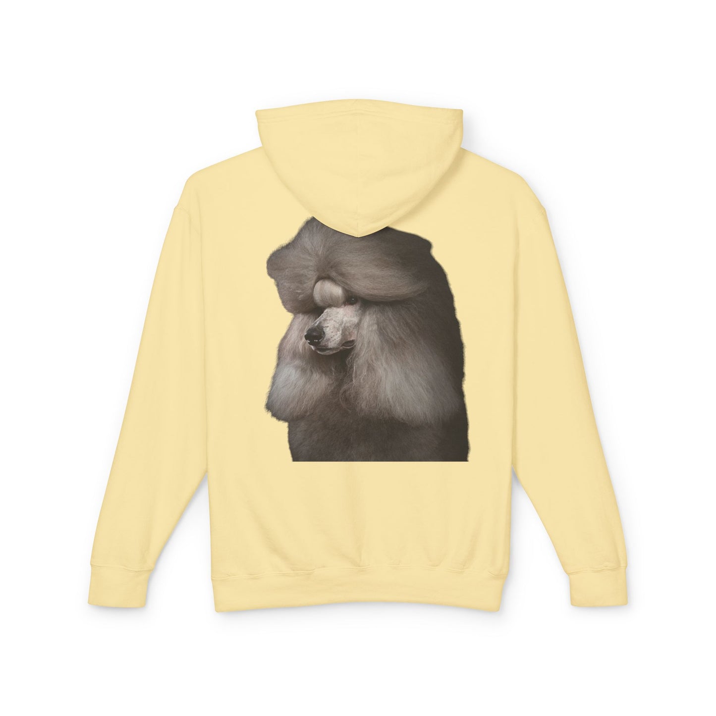 Poodle Head Unisex Lightweight Hoodie