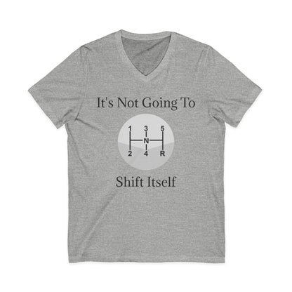 Shift Itself Unisex Short Sleeve V-Neck Tee