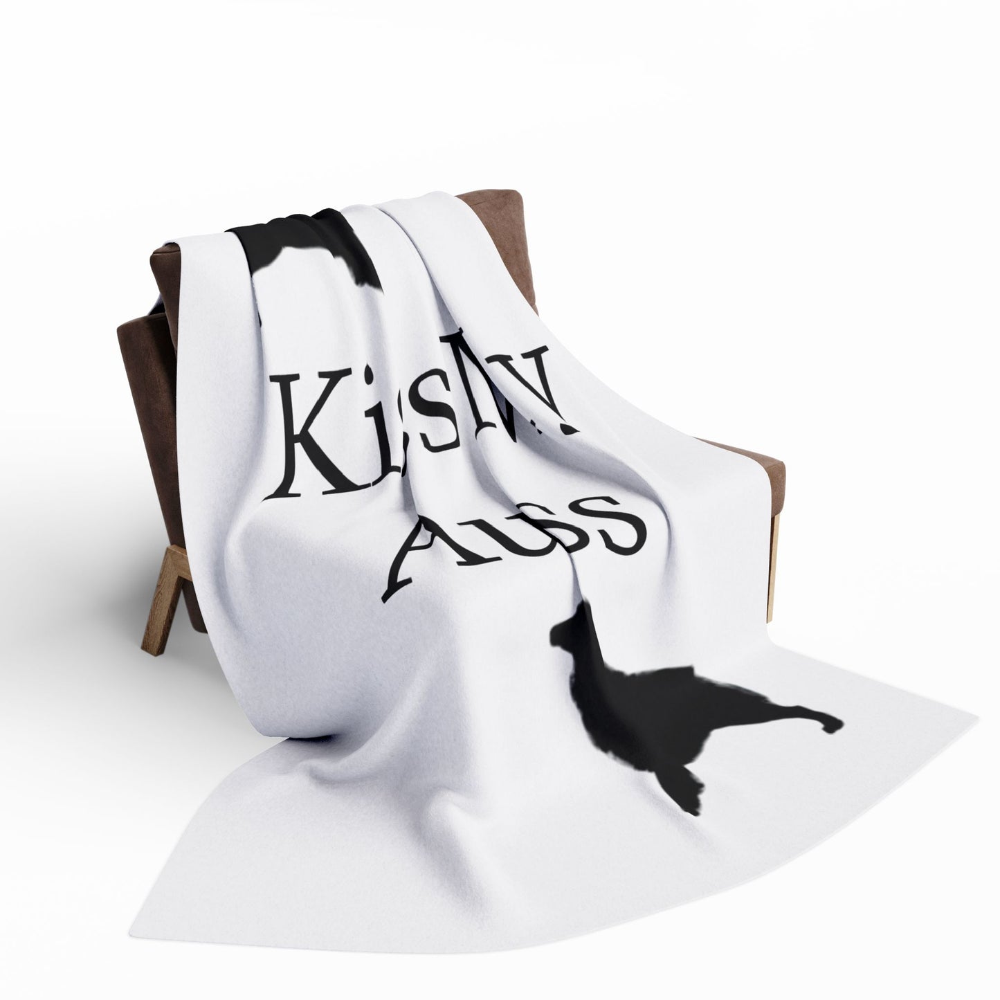 Kiss My Auss Arctic Fleece Blanket
