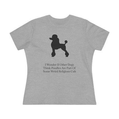 I Wonder Women's Short Sleeve Crewneck Tee