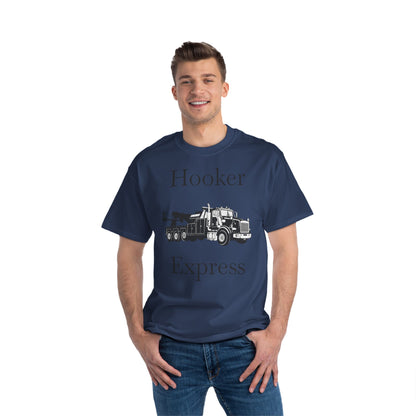 H**ker Express Heavy Tow Truck Men's Short-Sleeve Crewneck Tee