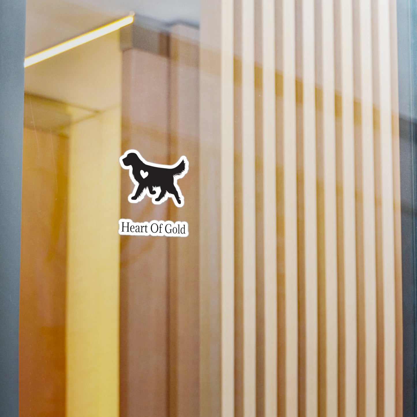 Heart Of Gold Vinyl Decal