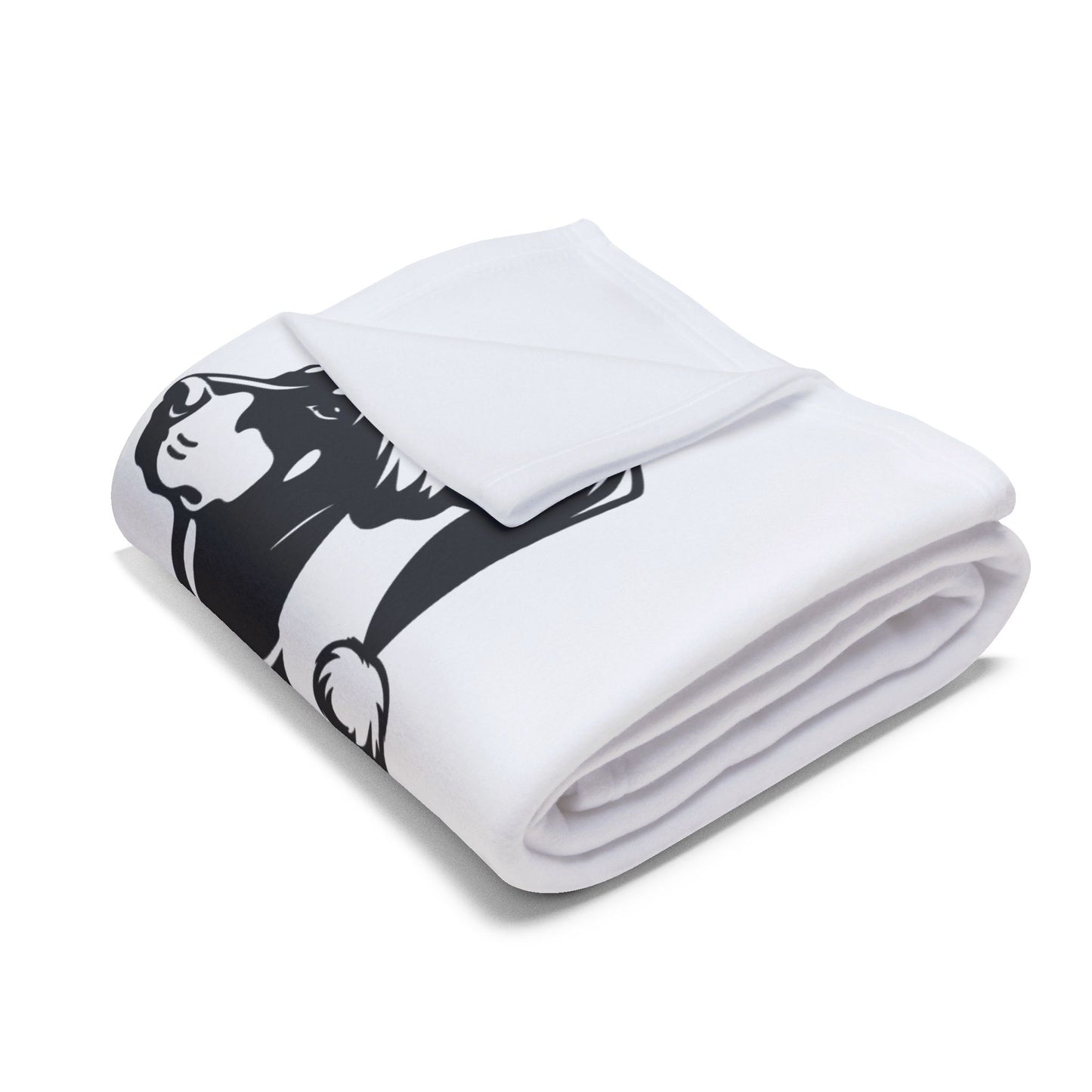 Santa Paws Doberman Arctic Fleece Blanket