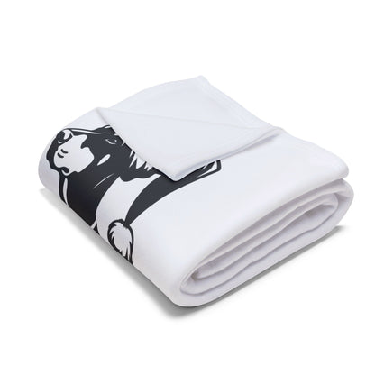 Santa Paws Doberman Arctic Fleece Blanket