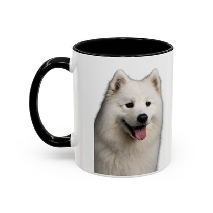 Samoyed Head 2-Tone Coffee Mug