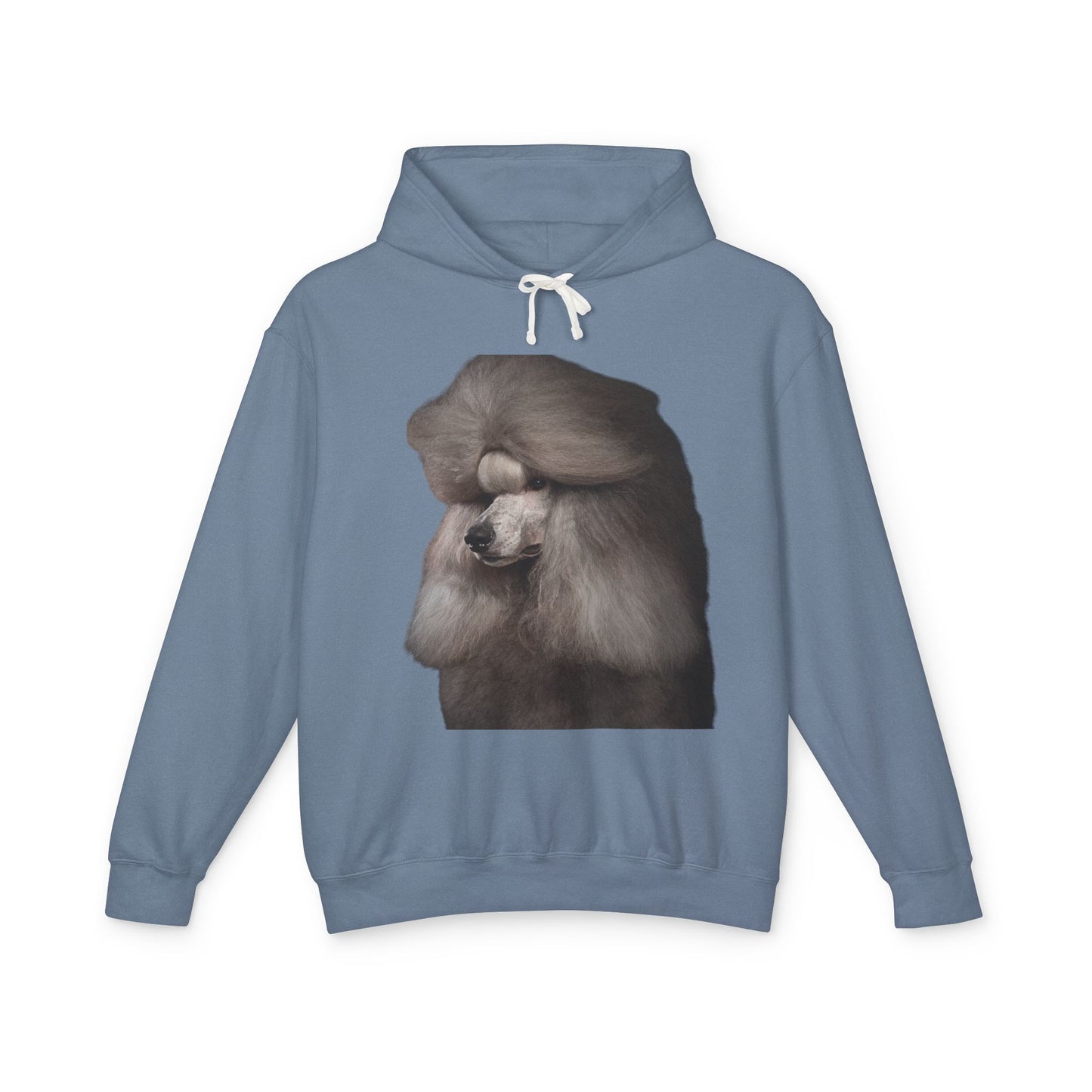 Poodle Head Unisex Lightweight Hoodie