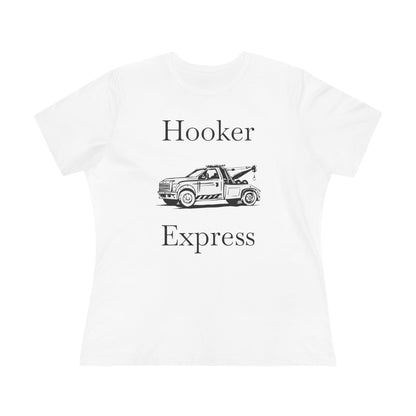 H**ker Express Wheel Lift Tow Truck Women's Short Sleeve Crewneck Tee
