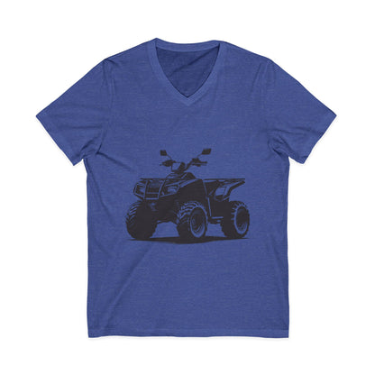 Off The Beaten Path Quad Unisex Short Sleeve V-Neck Tee