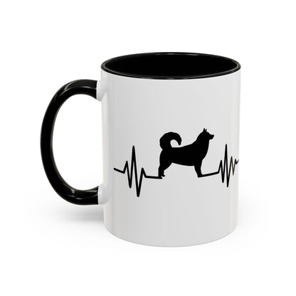 My Heart Beats For Malamutes 2-Tone Coffee Mug