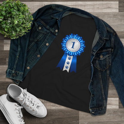 Show Ribbon Women's Short Sleeve Crewneck Tee