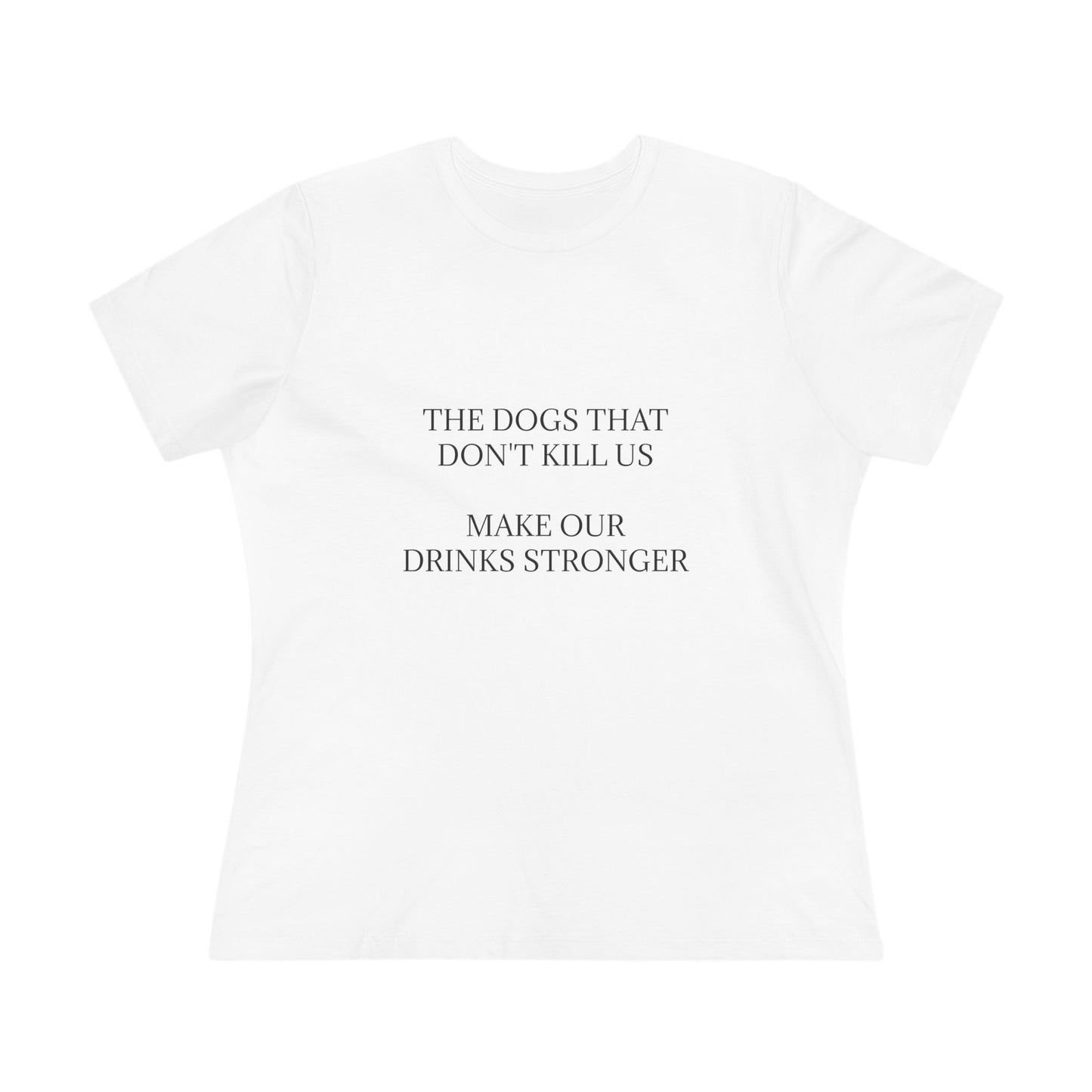 Drinks Stronger Women's Short Sleeve Crewneck Tee