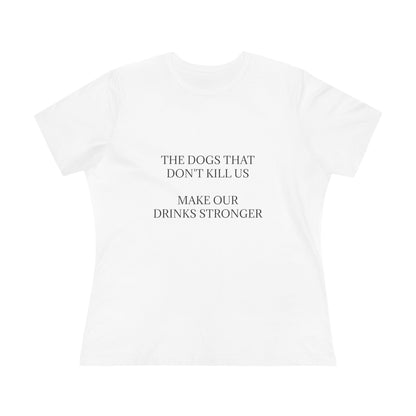 Drinks Stronger Women's Short Sleeve Crewneck Tee