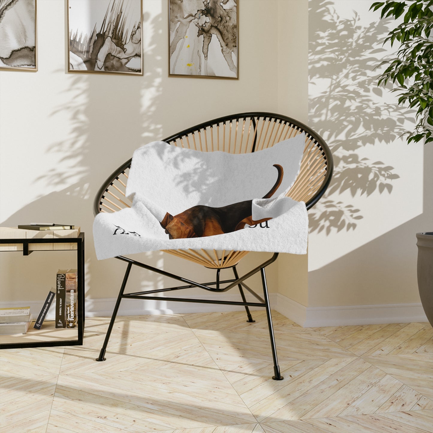 Tracking You Velveteen Microfiber Blanket