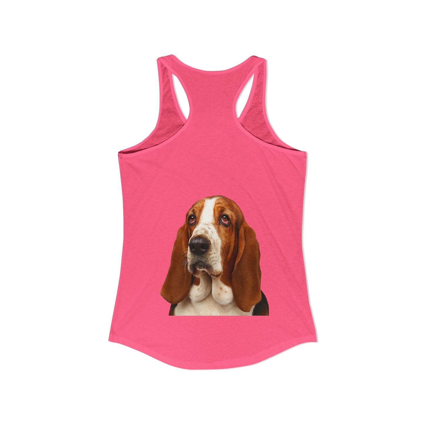 Basset Head Women's Racerback Tank