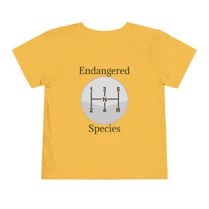 Endangered Species Toddler Unisex Short Sleeve Crewneck Tee