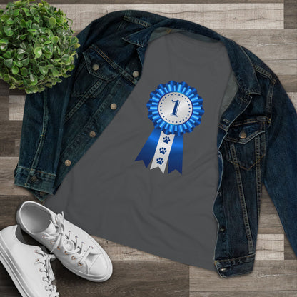 Show Ribbon Women's Short Sleeve Crewneck Tee