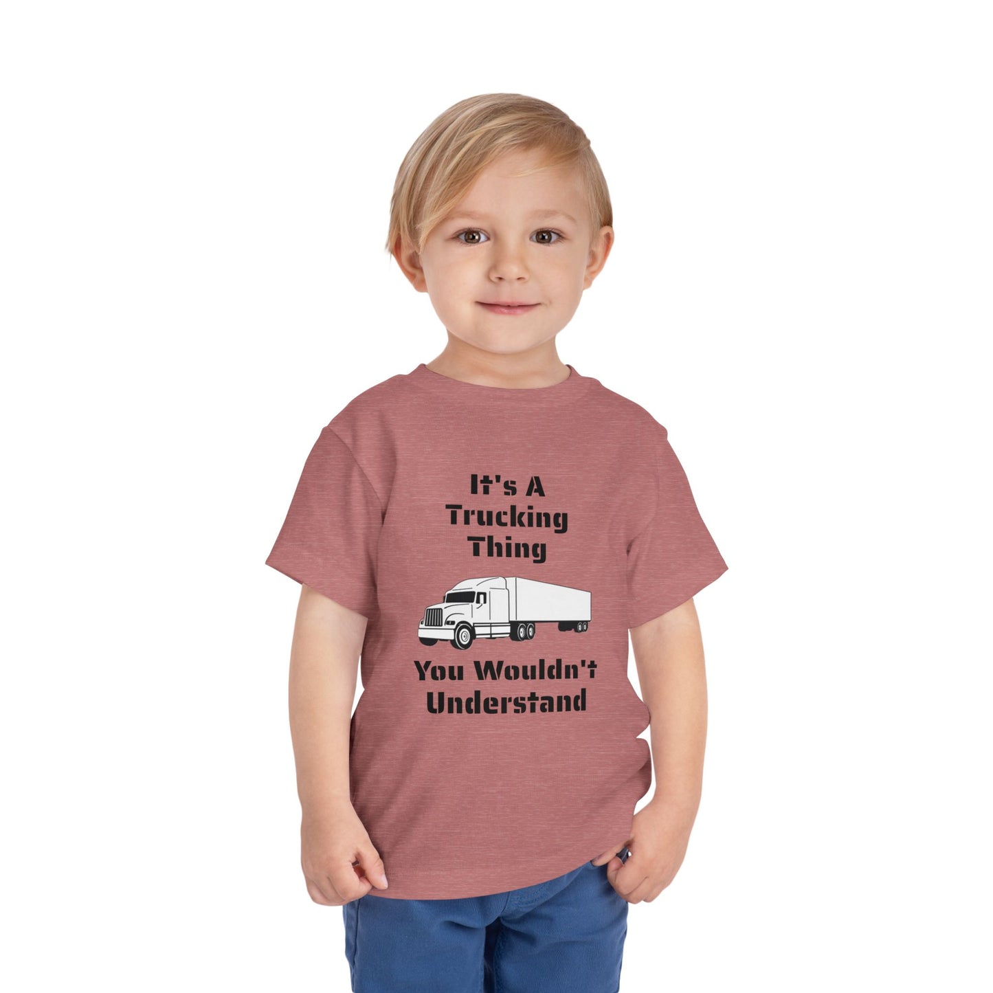 Trucking Thing Toddler Unisex Short Sleeve Crewneck Tee