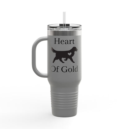 Heart Of Gold Insulated Travel Mug
