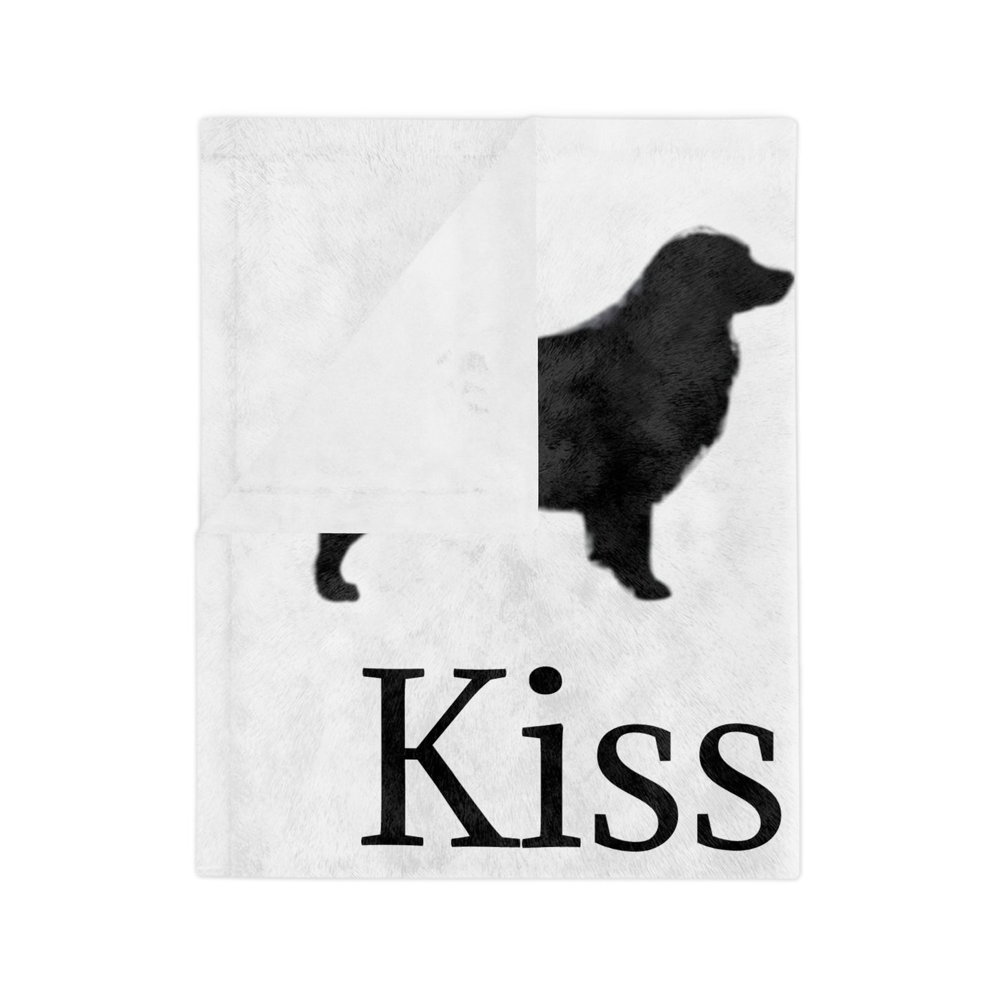 Kiss My Auss Velveteen Microfiber Blanket