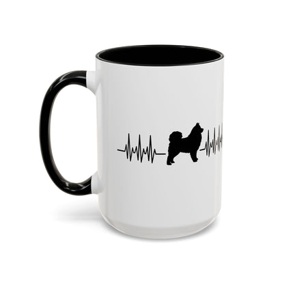 My Heart Beats For Samoyeds 2-Tone Coffee Mug