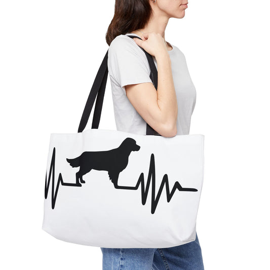 My Heart Beats For Goldens Weekender Tote Bag