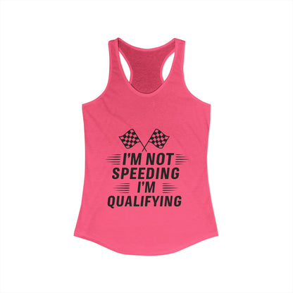 I'm Qualifying Women's Racerback Tank