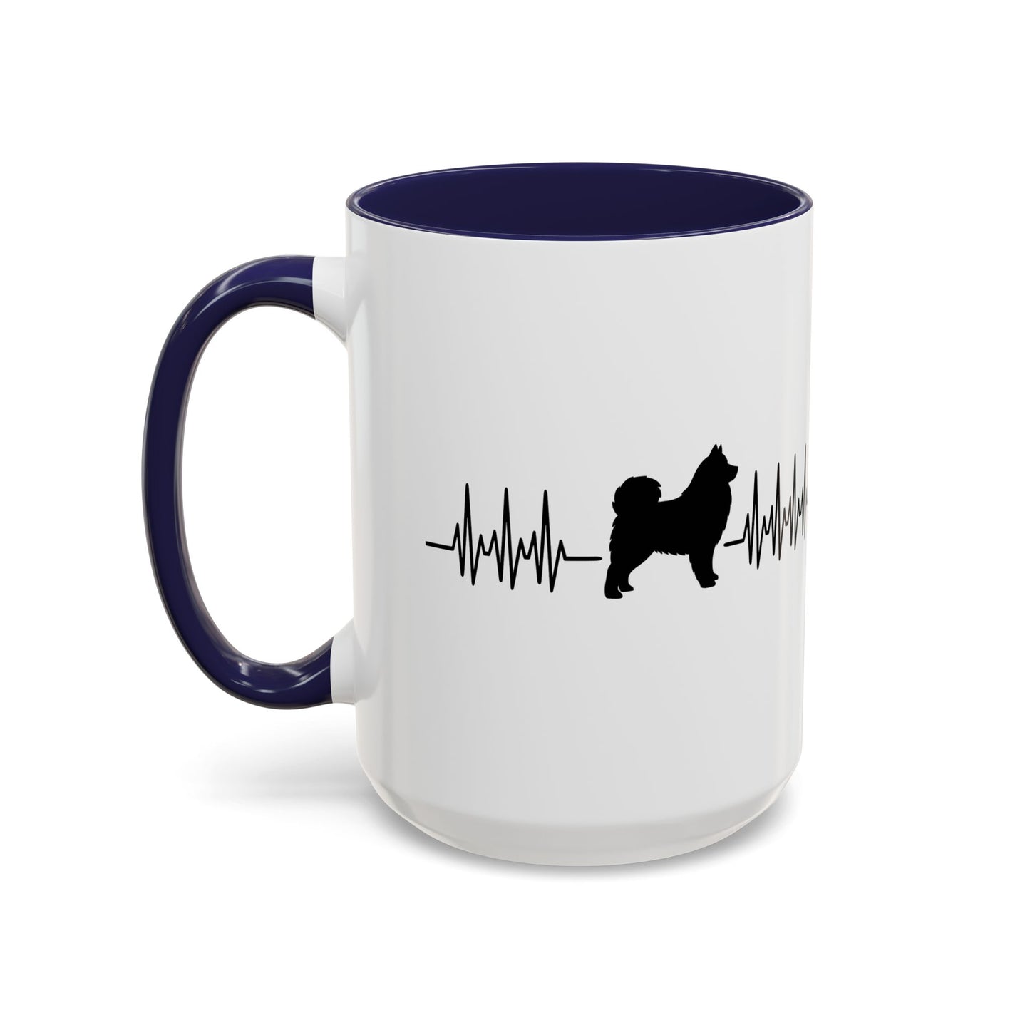 My Heart Beats For Samoyeds 2-Tone Coffee Mug