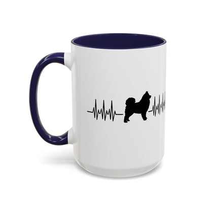 My Heart Beats For Samoyeds 2-Tone Coffee Mug