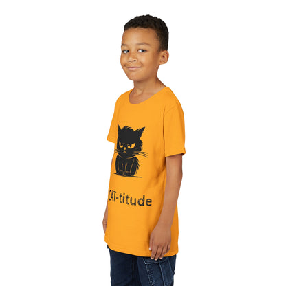CAT-titude Youth Unisex Short Sleeve Crewneck Tee