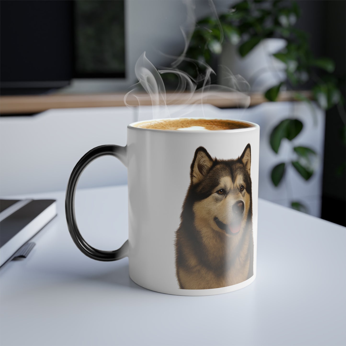 Malamute Head Color Changing Mug
