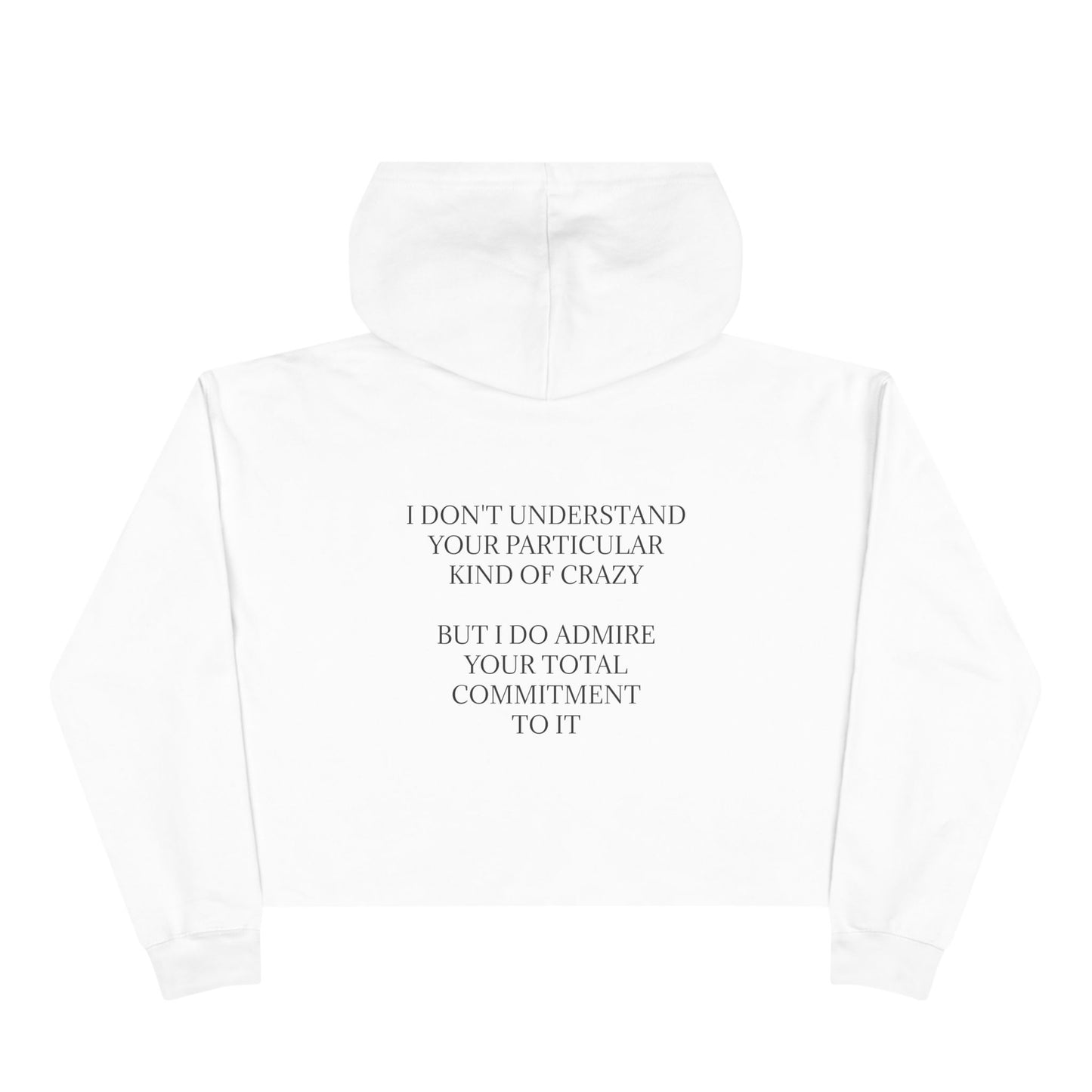Kind Of Crazy Women's Crop Hoodie