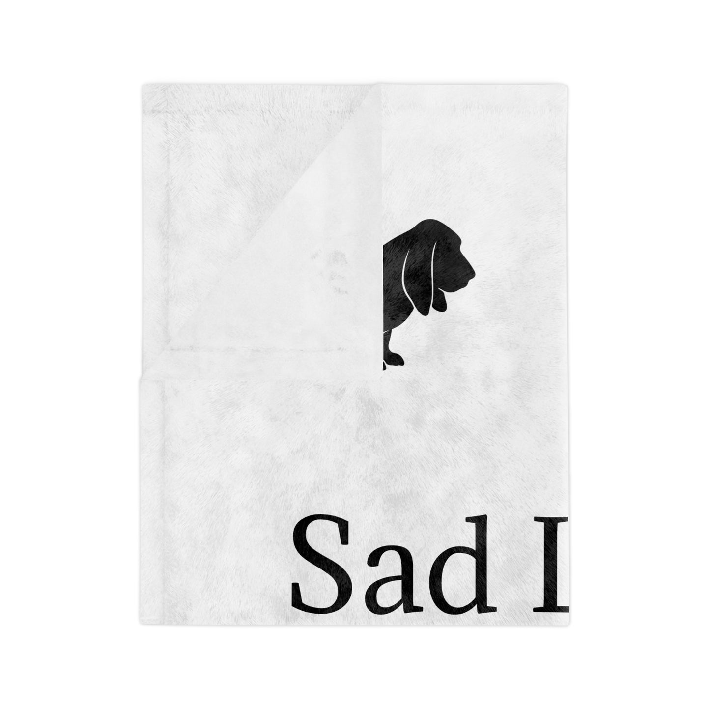 Sad Little Low Rider Velveteen Microfiber Blanket