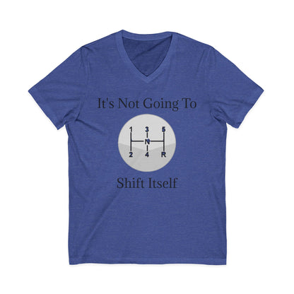 Shift Itself Unisex Short Sleeve V-Neck Tee
