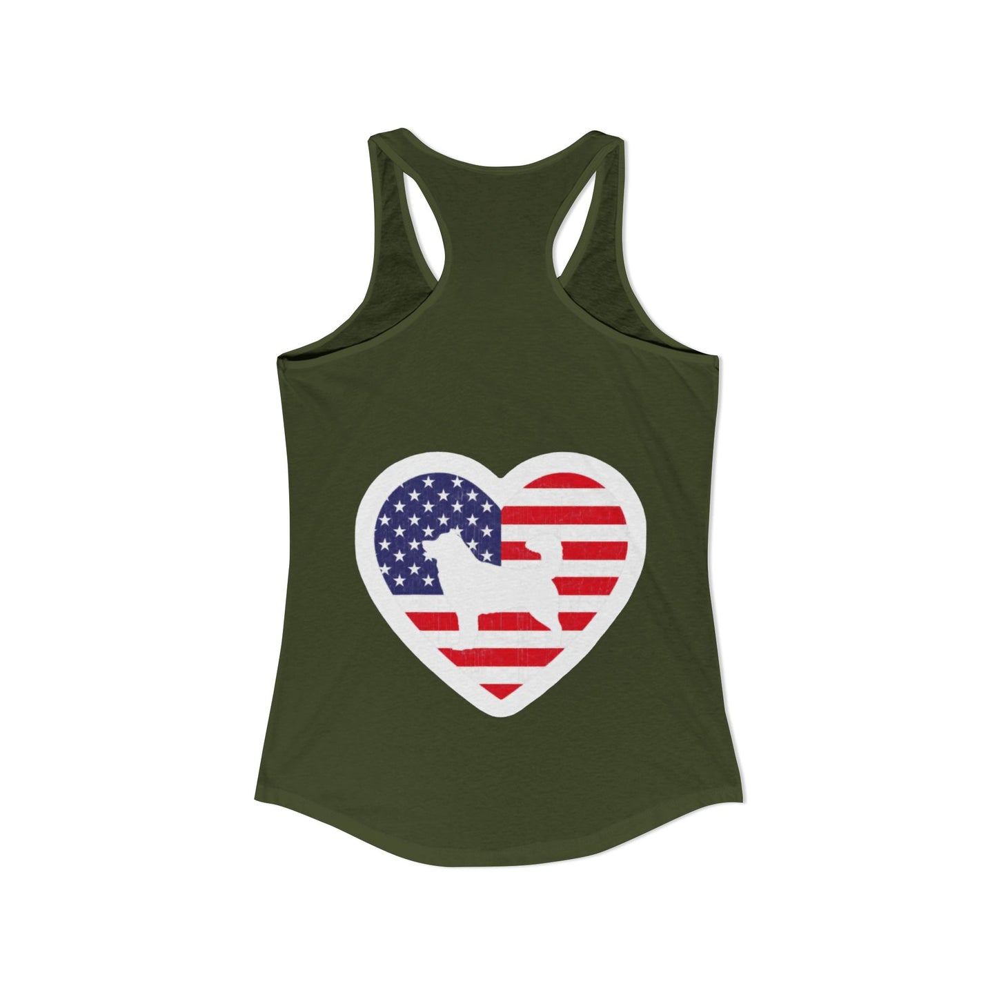 Malamute Flag Women's Racerback Tank