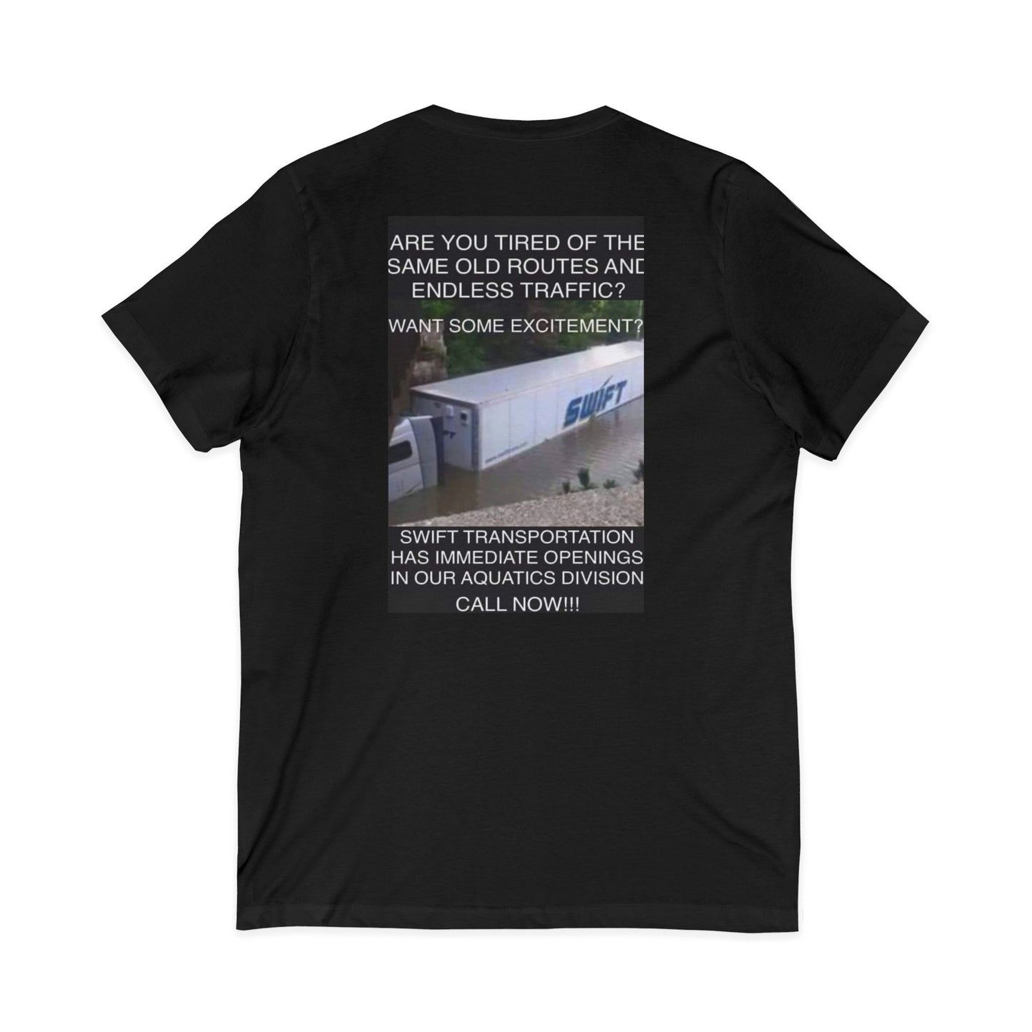 Swift Aquatics Unisex Short Sleeve V-Neck Tee