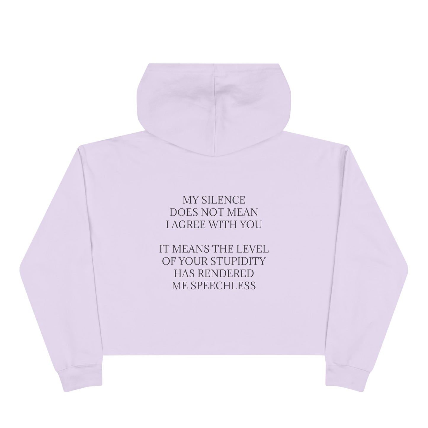 Speechless Women's Crop Hoodie