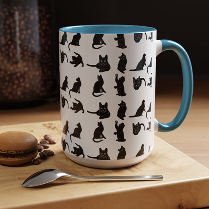 Cats 2-Tone Coffee Mug