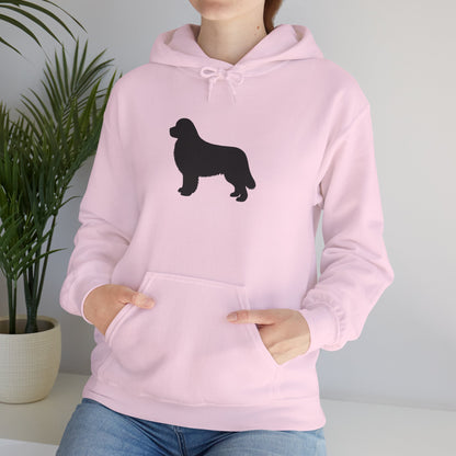Newfie Silhouette Unisex Hoodie