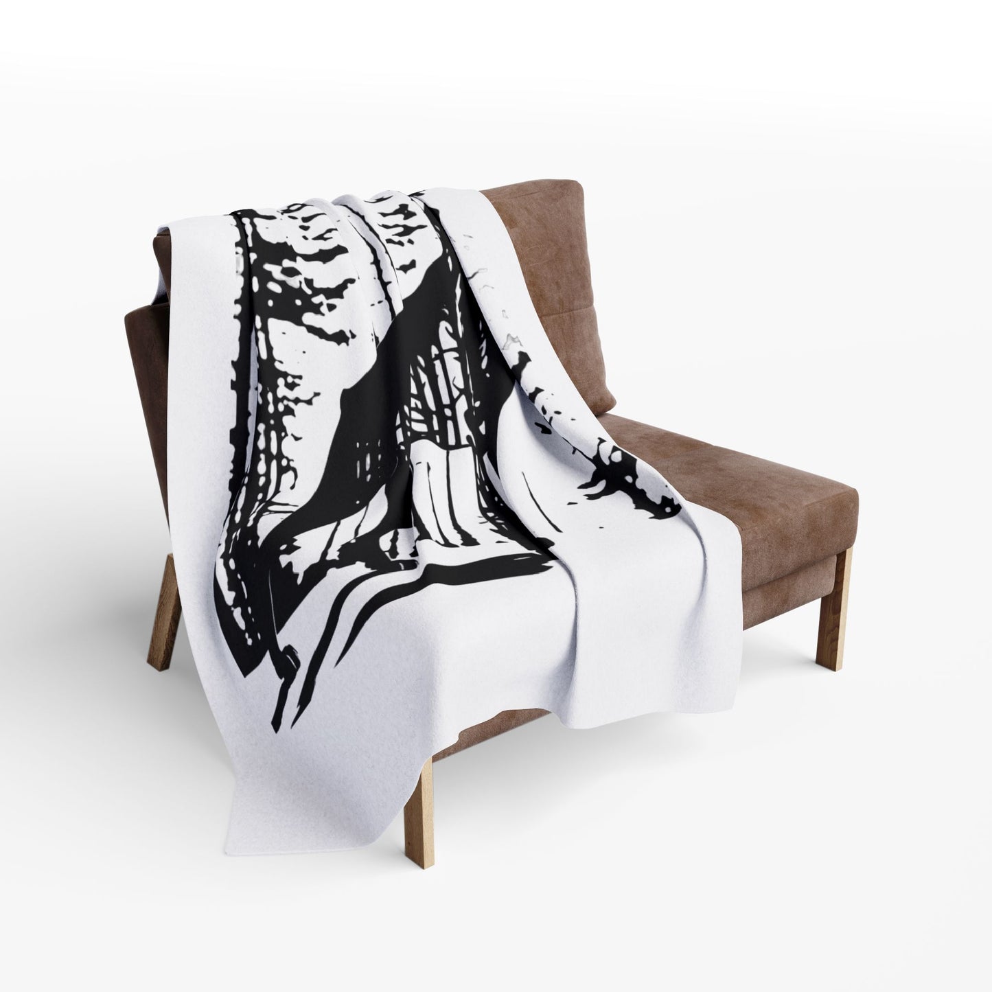 Guardian Of The Forest Arctic Fleece Blanket