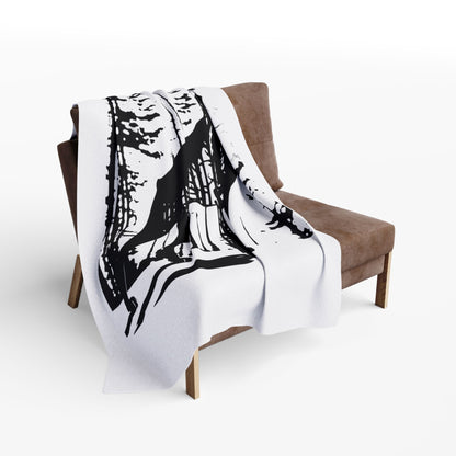 Guardian Of The Forest Arctic Fleece Blanket