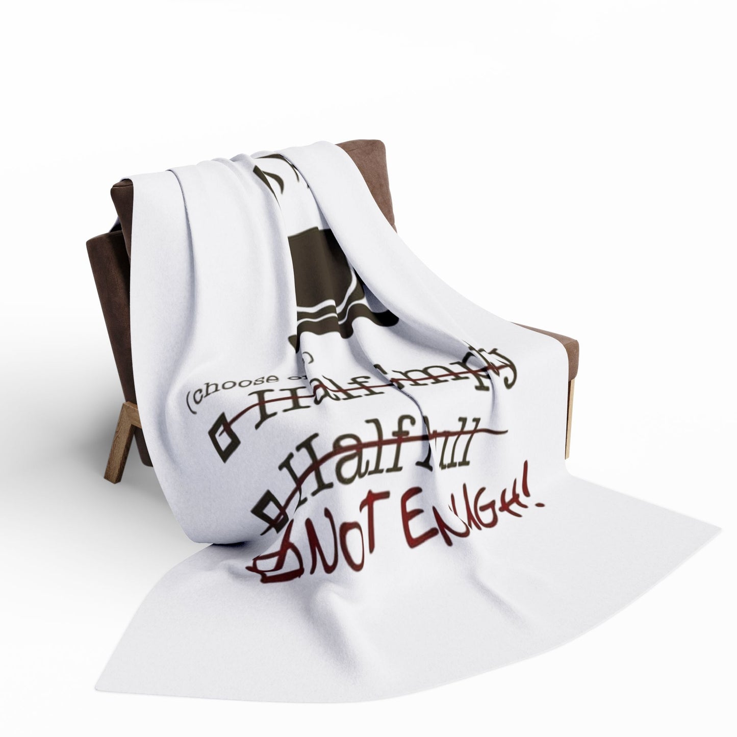 Not Enough Arctic Fleece Blanket