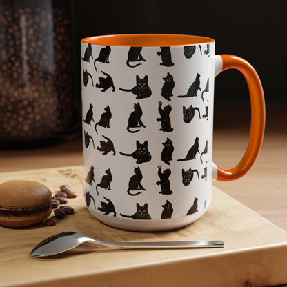 Cats 2-Tone Coffee Mug