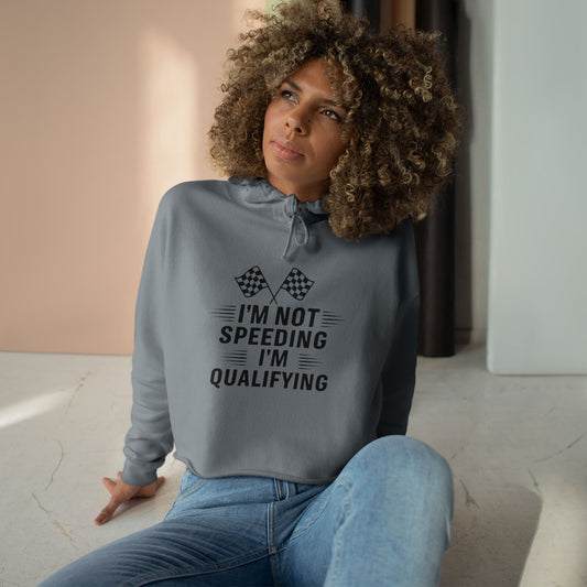 I'm Qualifying Women's Crop Hoodie
