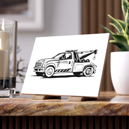 Wheel Lift Tow Truck Ceramic Photo Tile