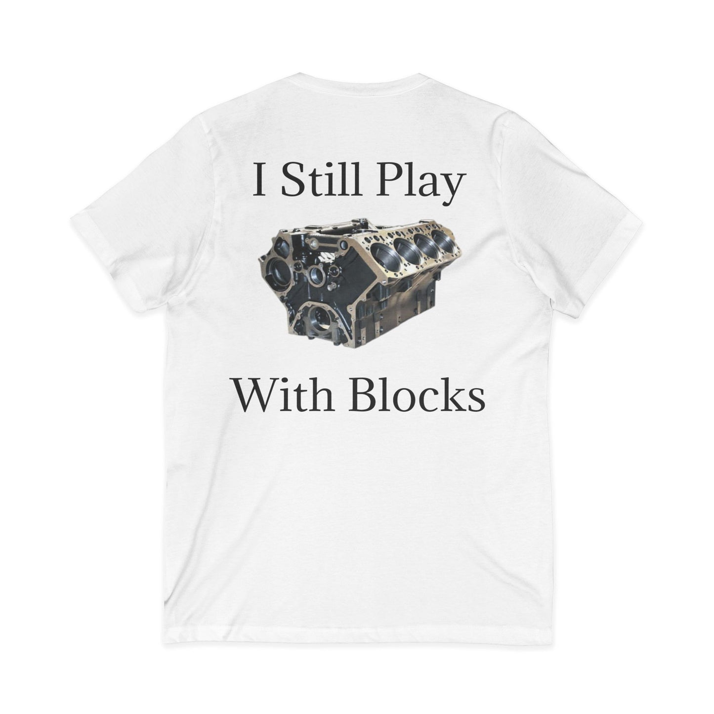 Play With Blocks Unisex Short Sleeve V-Neck Tee