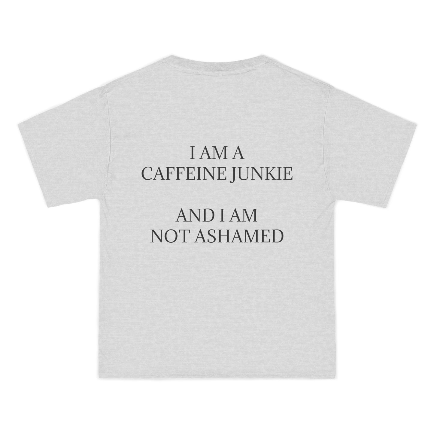 Caffeine Junkie Men's Short-Sleeve Crewneck Tee