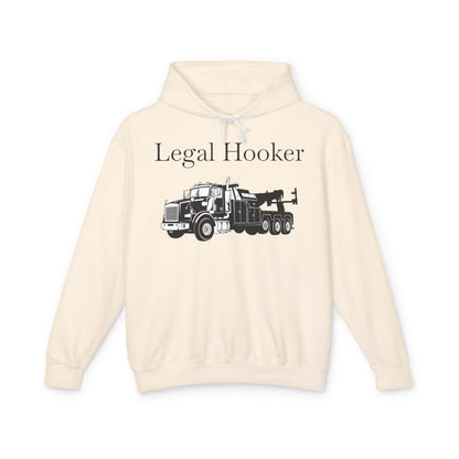 Legal H**ker Heavy Tow Truck Unisex Lightweight Hoodie