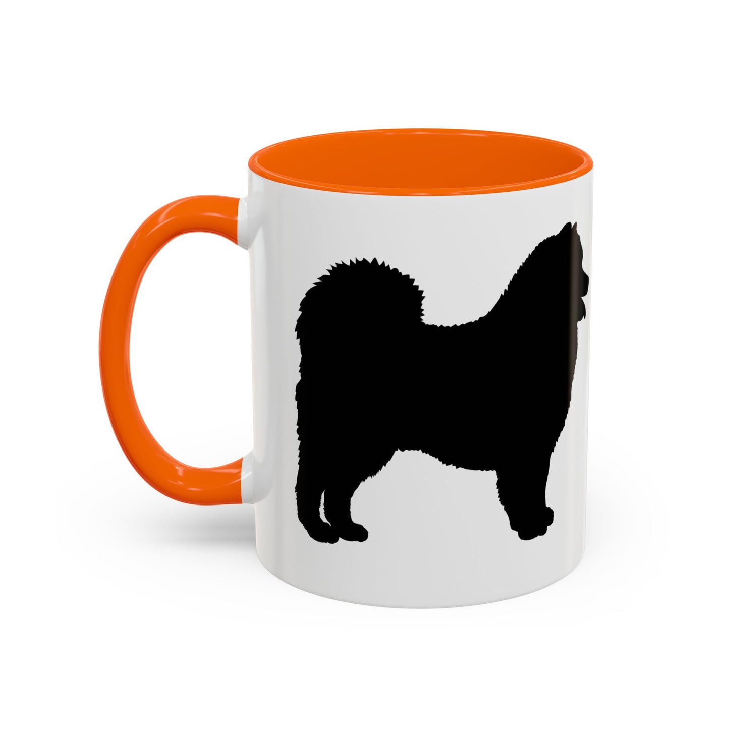 Samoyed Silhouette 2-Tone Coffee Mug
