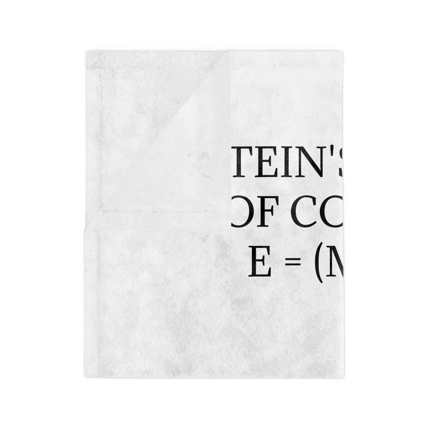 Einstein's Theory Of Coffee Velveteen Microfiber Blanket